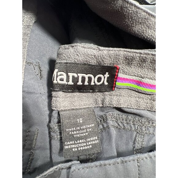 Marmot Pants Size Medium Outdoor Hiking Pants Gray Light Convertible Quick-Dry - Picture 8 of 8